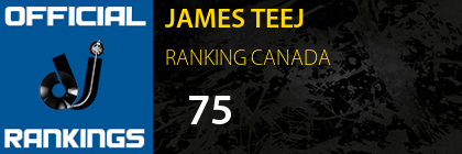 JAMES TEEJ RANKING CANADA