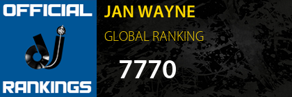 JAN WAYNE GLOBAL RANKING