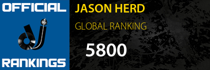 JASON HERD GLOBAL RANKING