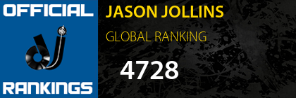JASON JOLLINS GLOBAL RANKING