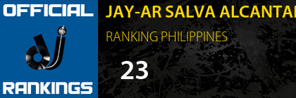 JAY-AR SALVA ALCANTARA RANKING PHILIPPINES