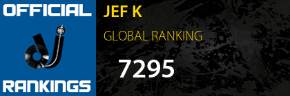 JEF K GLOBAL RANKING