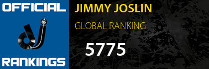 JIMMY JOSLIN GLOBAL RANKING
