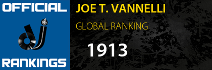 JOE T. VANNELLI GLOBAL RANKING