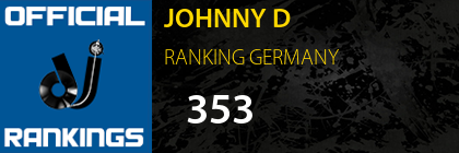 JOHNNY D RANKING GERMANY