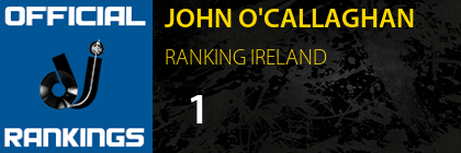 JOHN O'CALLAGHAN RANKING IRELAND