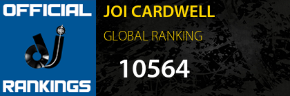 JOI CARDWELL GLOBAL RANKING