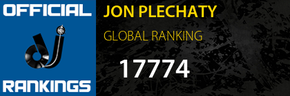 JON PLECHATY GLOBAL RANKING