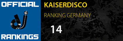 KAISERDISCO RANKING GERMANY