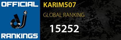 KARIM507 GLOBAL RANKING