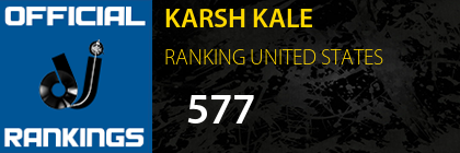 KARSH KALE RANKING UNITED STATES