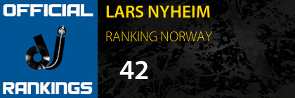 LARS NYHEIM RANKING NORWAY