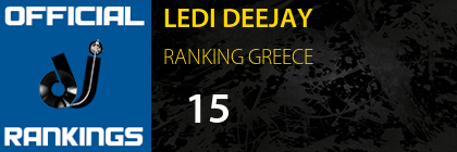 LEDI DEEJAY RANKING GREECE