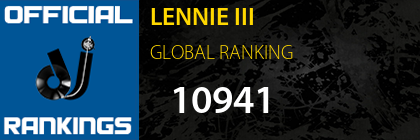 LENNIE III GLOBAL RANKING
