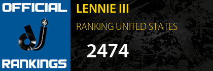 LENNIE III RANKING UNITED STATES
