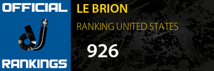 LE BRION RANKING UNITED STATES