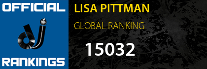 LISA PITTMAN GLOBAL RANKING