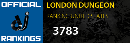 LONDON DUNGEON RANKING UNITED STATES