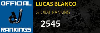LUCAS BLANCO GLOBAL RANKING