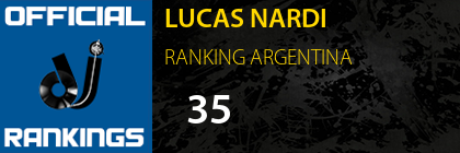 LUCAS NARDI RANKING ARGENTINA