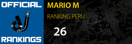 MARIO M RANKING PERU