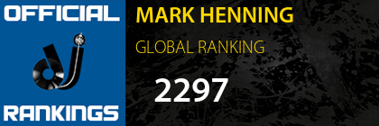 MARK HENNING GLOBAL RANKING
