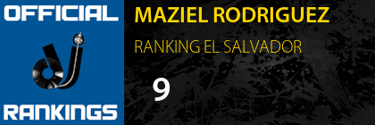 MAZIEL RODRIGUEZ RANKING EL SALVADOR