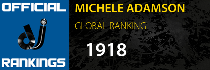 MICHELE ADAMSON GLOBAL RANKING