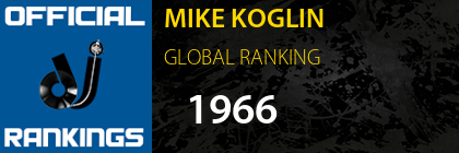 MIKE KOGLIN GLOBAL RANKING