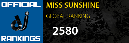MISS SUNSHINE GLOBAL RANKING
