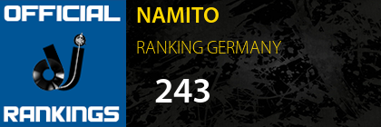 NAMITO RANKING GERMANY
