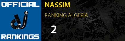 NASSIM RANKING ALGERIA