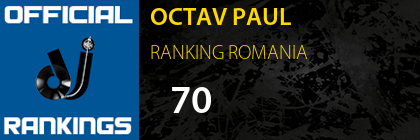 OCTAV PAUL RANKING ROMANIA