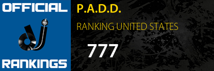 P.A.D.D. RANKING UNITED STATES