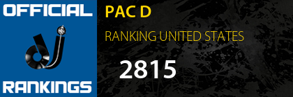 PAC D RANKING UNITED STATES