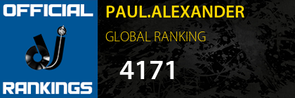 PAUL.ALEXANDER GLOBAL RANKING
