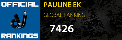 PAULINE EK GLOBAL RANKING