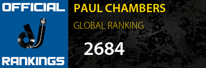 PAUL CHAMBERS GLOBAL RANKING