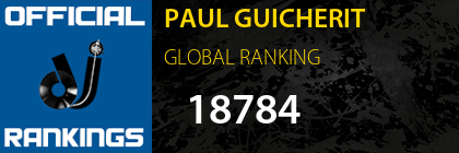 PAUL GUICHERIT GLOBAL RANKING