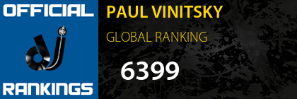 PAUL VINITSKY GLOBAL RANKING