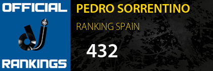 PEDRO SORRENTINO RANKING SPAIN