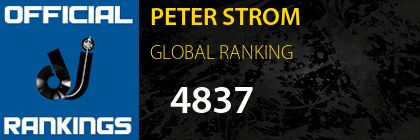 PETER STROM GLOBAL RANKING