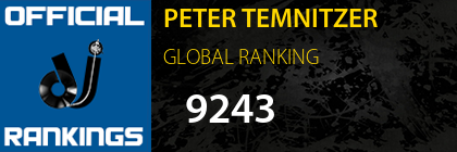 PETER TEMNITZER GLOBAL RANKING