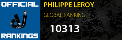 PHILIPPE LEROY GLOBAL RANKING