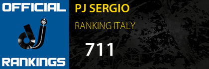 PJ SERGIO RANKING ITALY