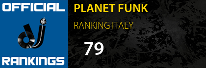 PLANET FUNK RANKING ITALY