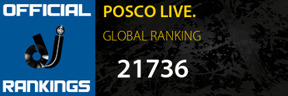POSCO LIVE. GLOBAL RANKING