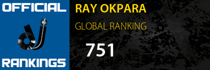 RAY OKPARA GLOBAL RANKING