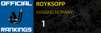 ROYKSOPP RANKING NORWAY
