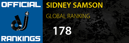 SIDNEY SAMSON GLOBAL RANKING